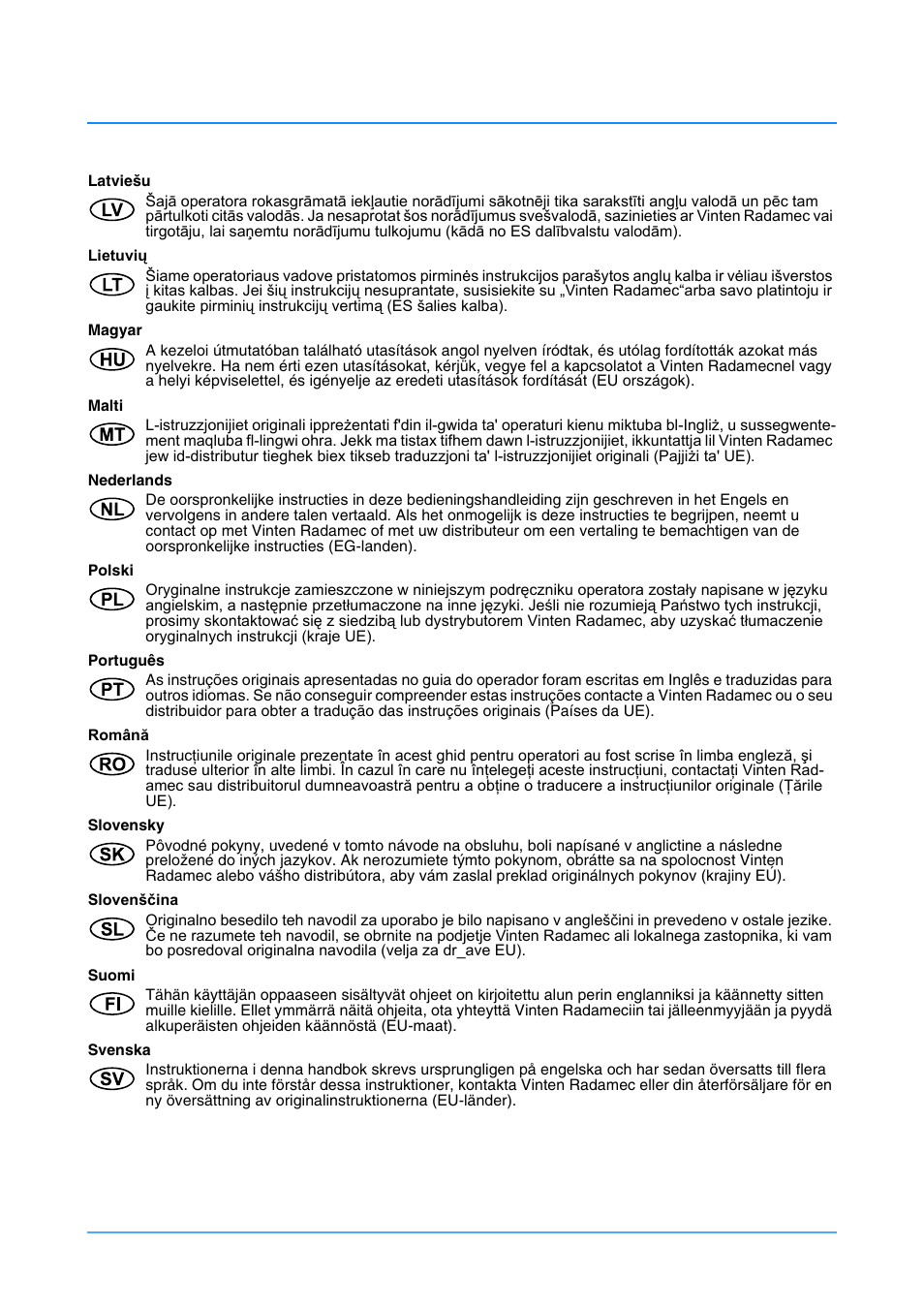 Vinten Radamec HDVRC User Manual | Page 6 / 70