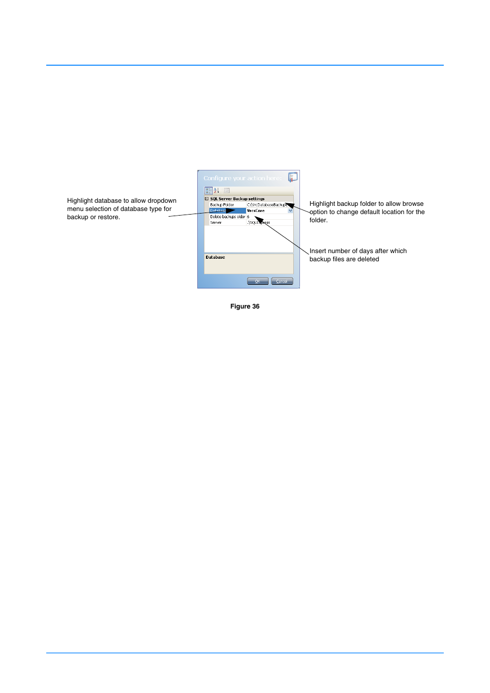 Settings for action and post action types | Vinten Radamec HDVRC User Manual | Page 68 / 70