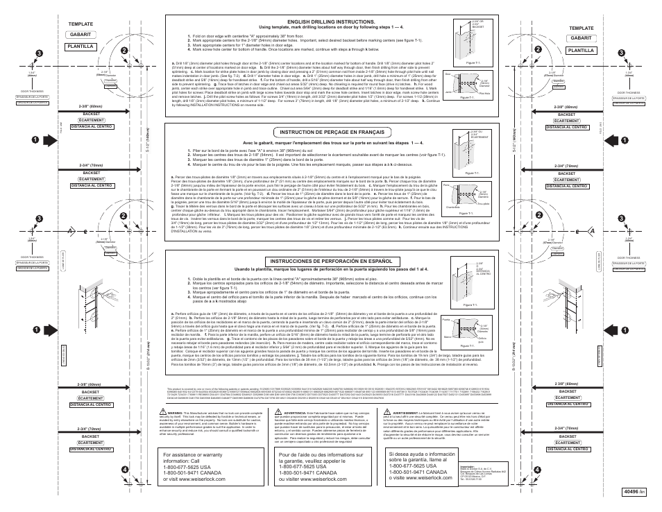 Weiser Collections Handlset User Manual | Page 2 / 2