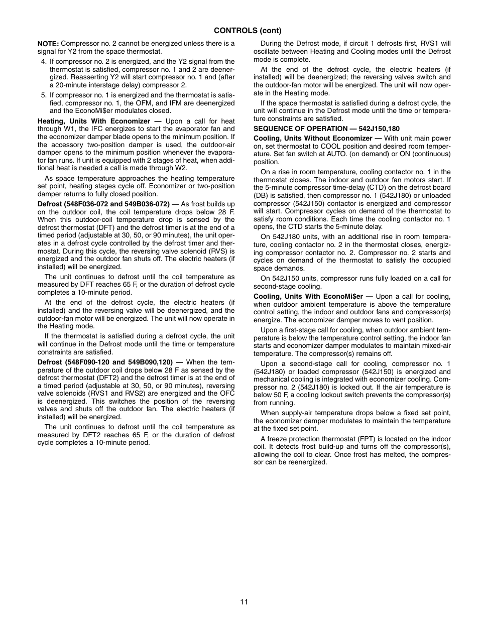 Bryant 548F User Manual | Page 11 / 122