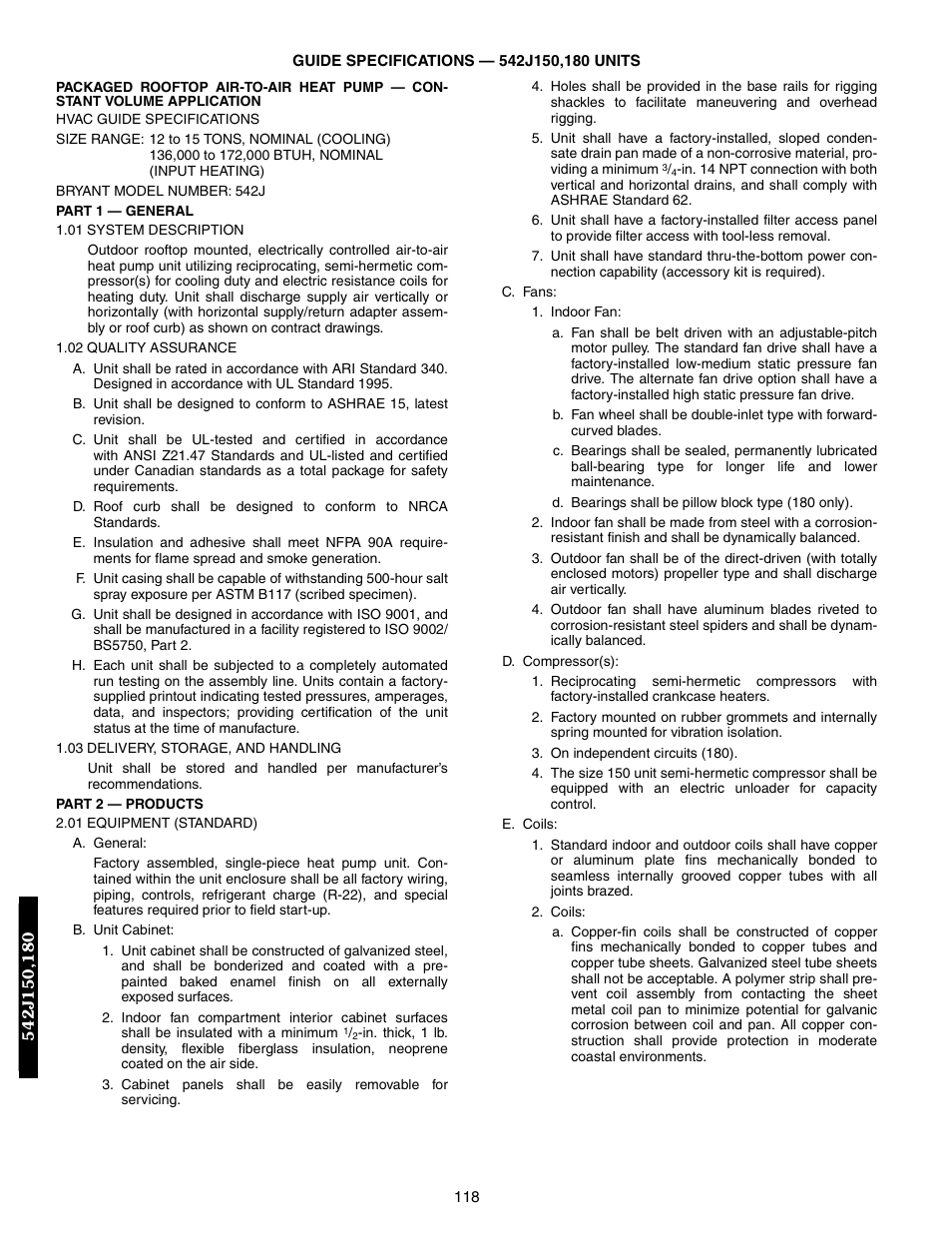 Bryant 548F User Manual | Page 118 / 122