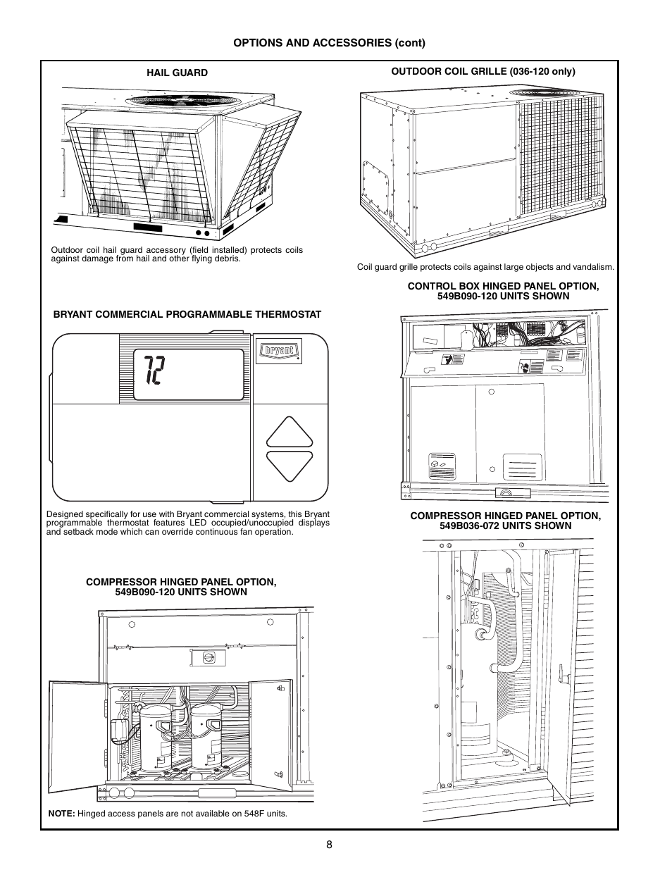 Bryant 548F User Manual | Page 8 / 122