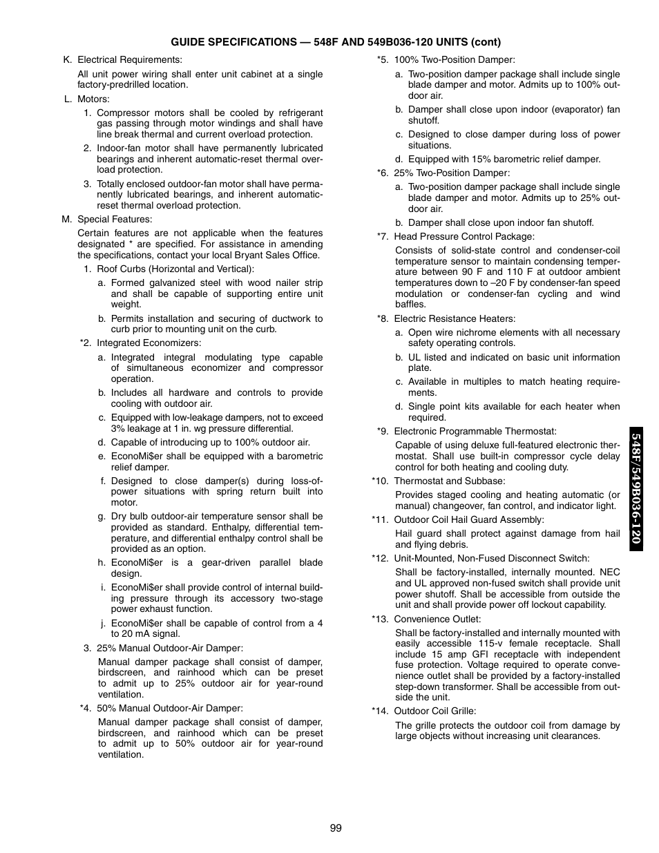 Bryant 548F User Manual | Page 99 / 122