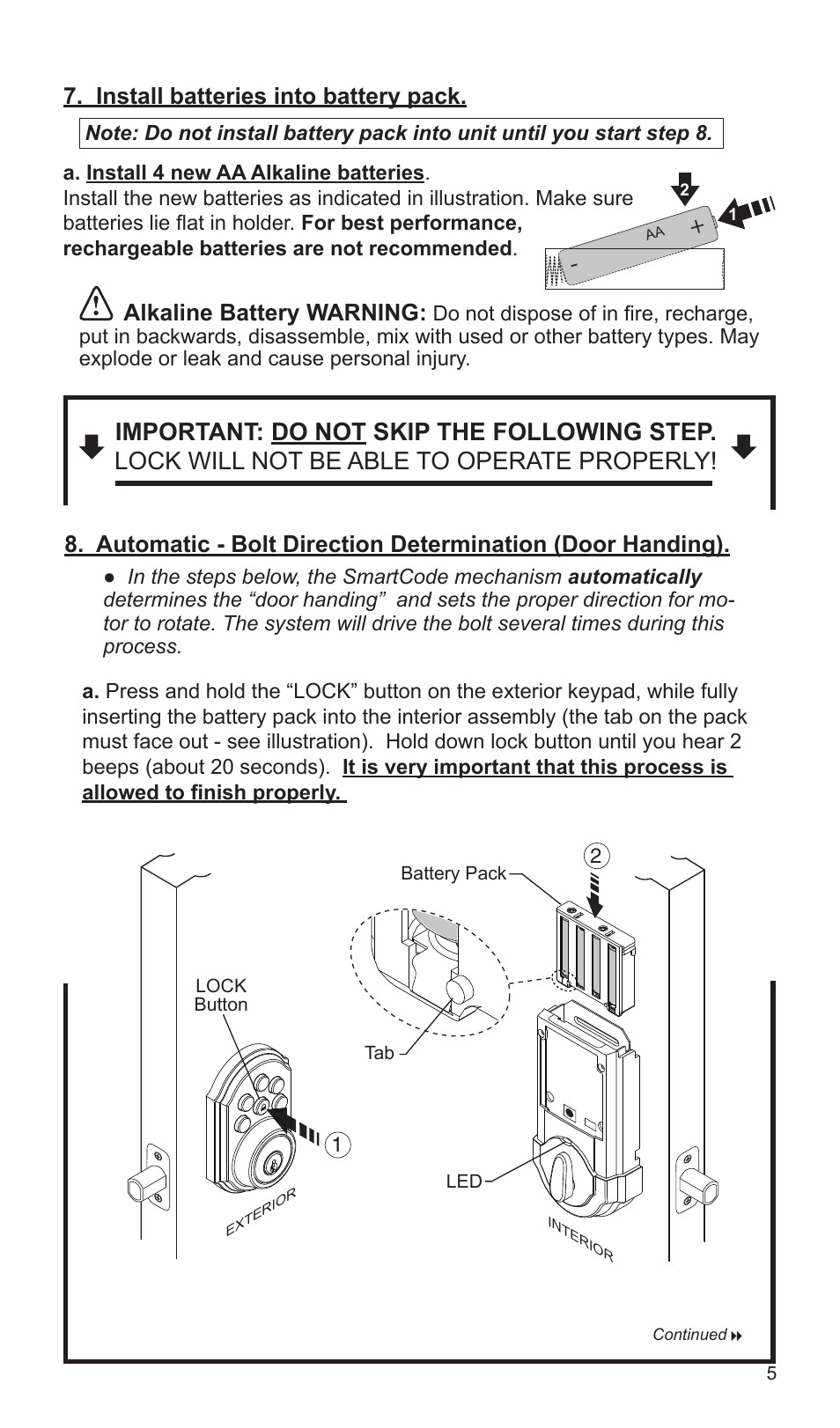 Weiser SmartCode5 - Traditional & Contemporary User Manual | Page 5 / 27