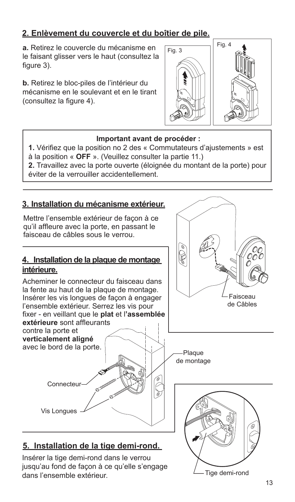 Weiser SmartCode Lever User Manual | Page 13 / 30