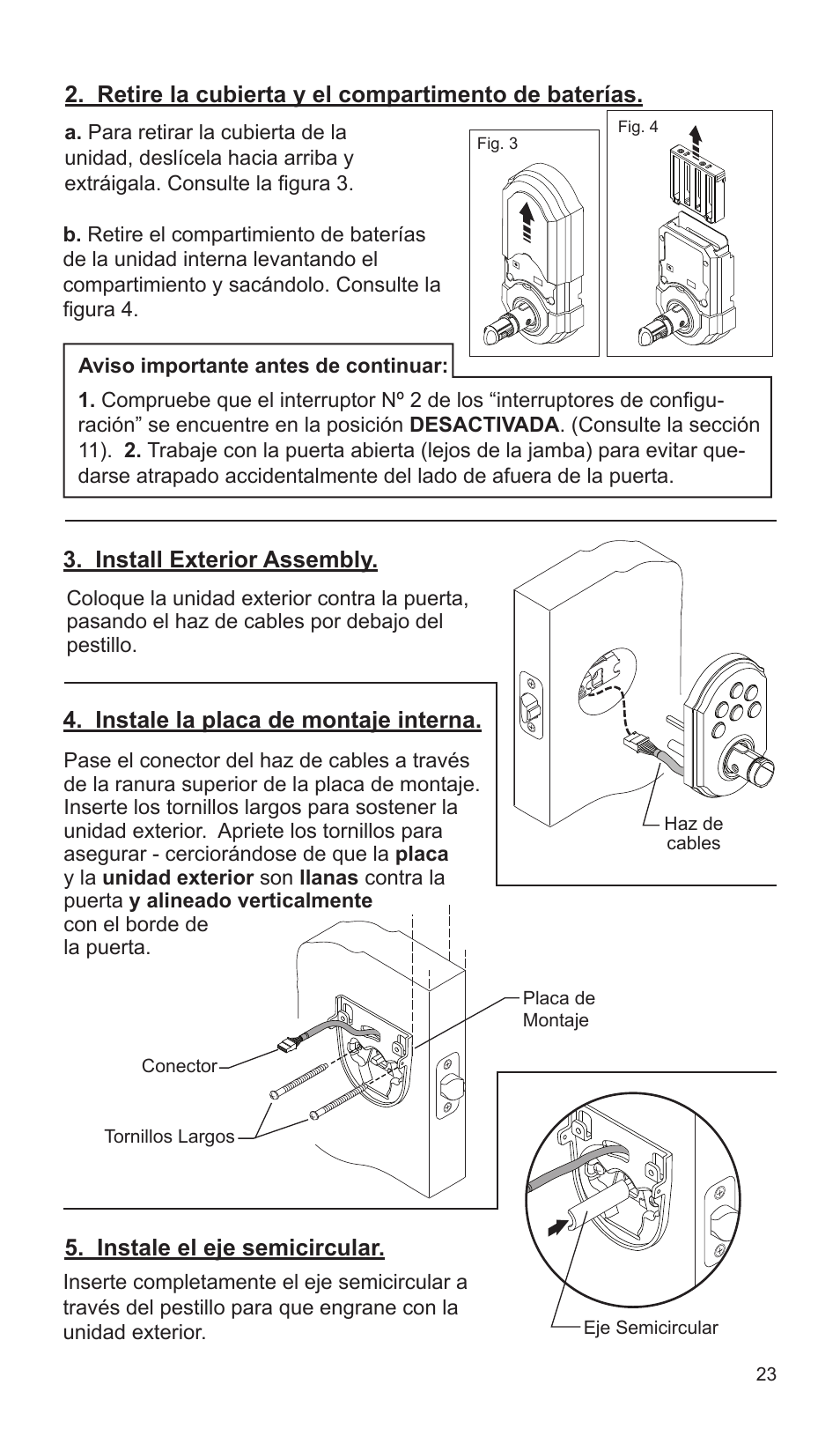 Weiser SmartCode Lever User Manual | Page 23 / 30