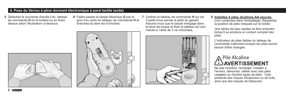 0ile | Weiser Powerbolt User Manual | Page 18 / 33