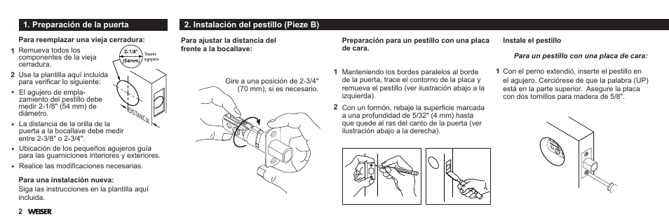 Weiser Powerbolt User Manual | Page 26 / 33