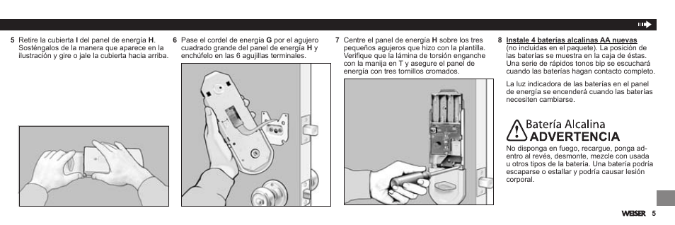 Weiser Powerbolt User Manual | Page 29 / 33