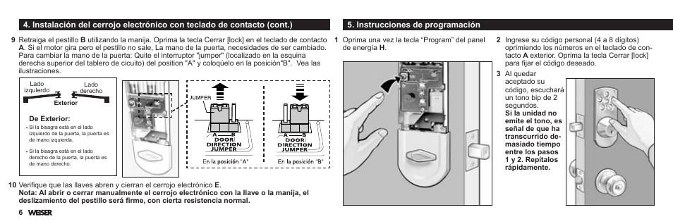 Weiser Powerbolt User Manual | Page 30 / 33