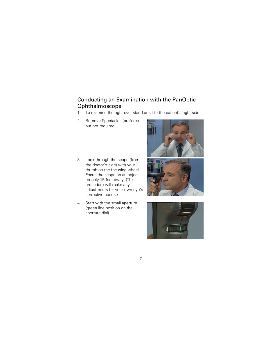 Welch Allyn 118 Series PanOptic Ophthalmoscope - User Manual User Manual | Page 11 / 28
