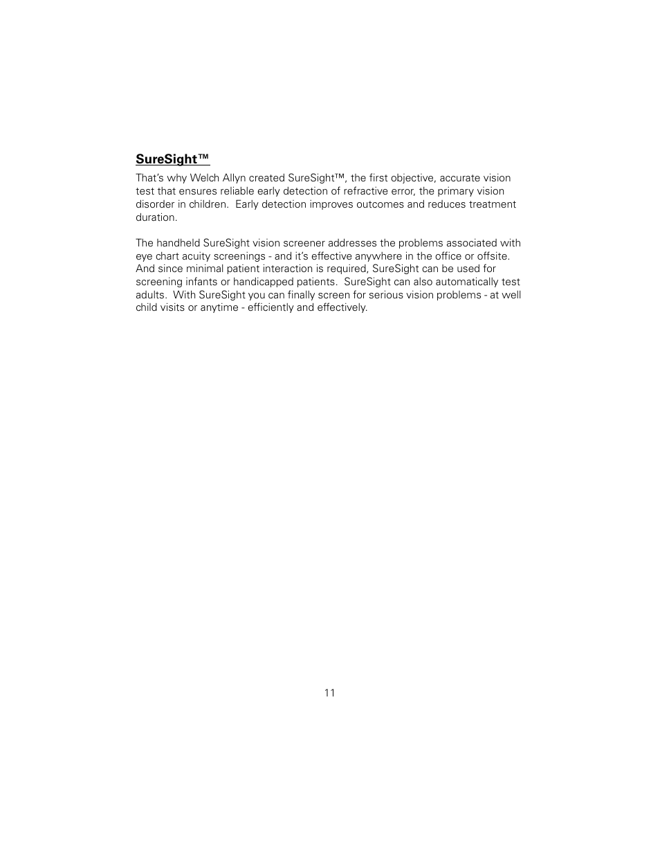 Suresight | Welch Allyn SureSight Vision Screener - User Manual User Manual | Page 15 / 36