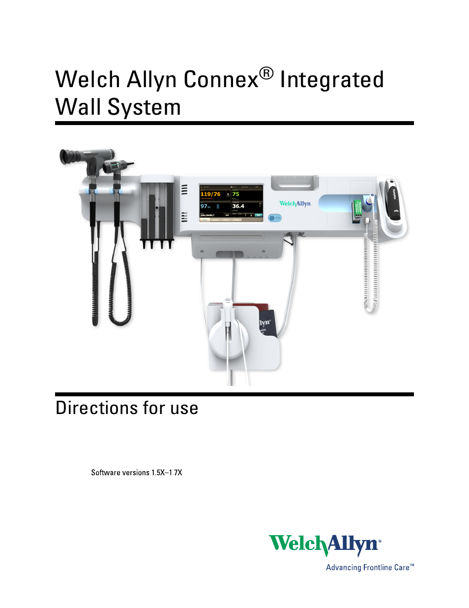 Welch Allyn Connex Integrated Wall System - User Manual User Manual | 161 pages