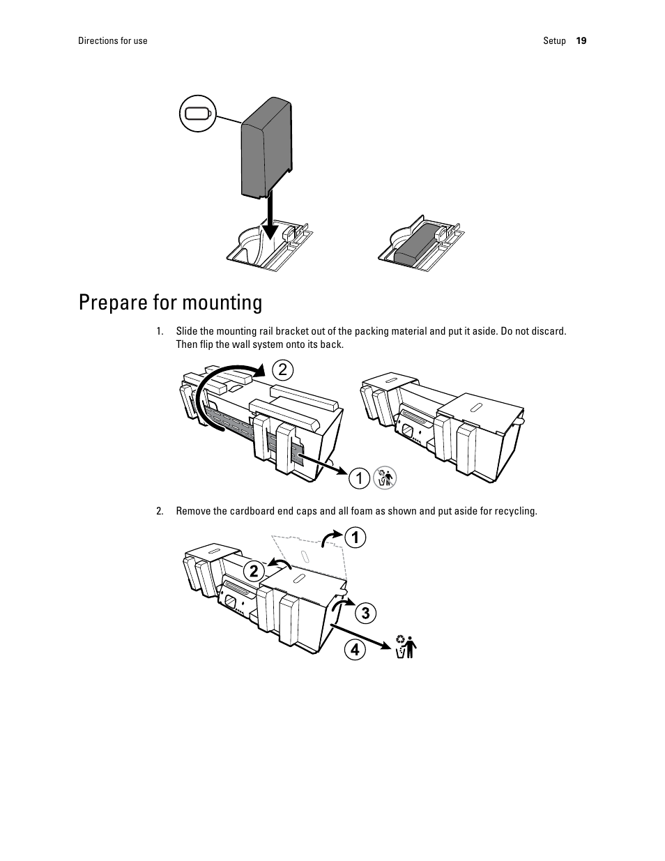 Prepare for mounting | Welch Allyn Connex Integrated Wall System - User Manual User Manual | Page 25 / 161