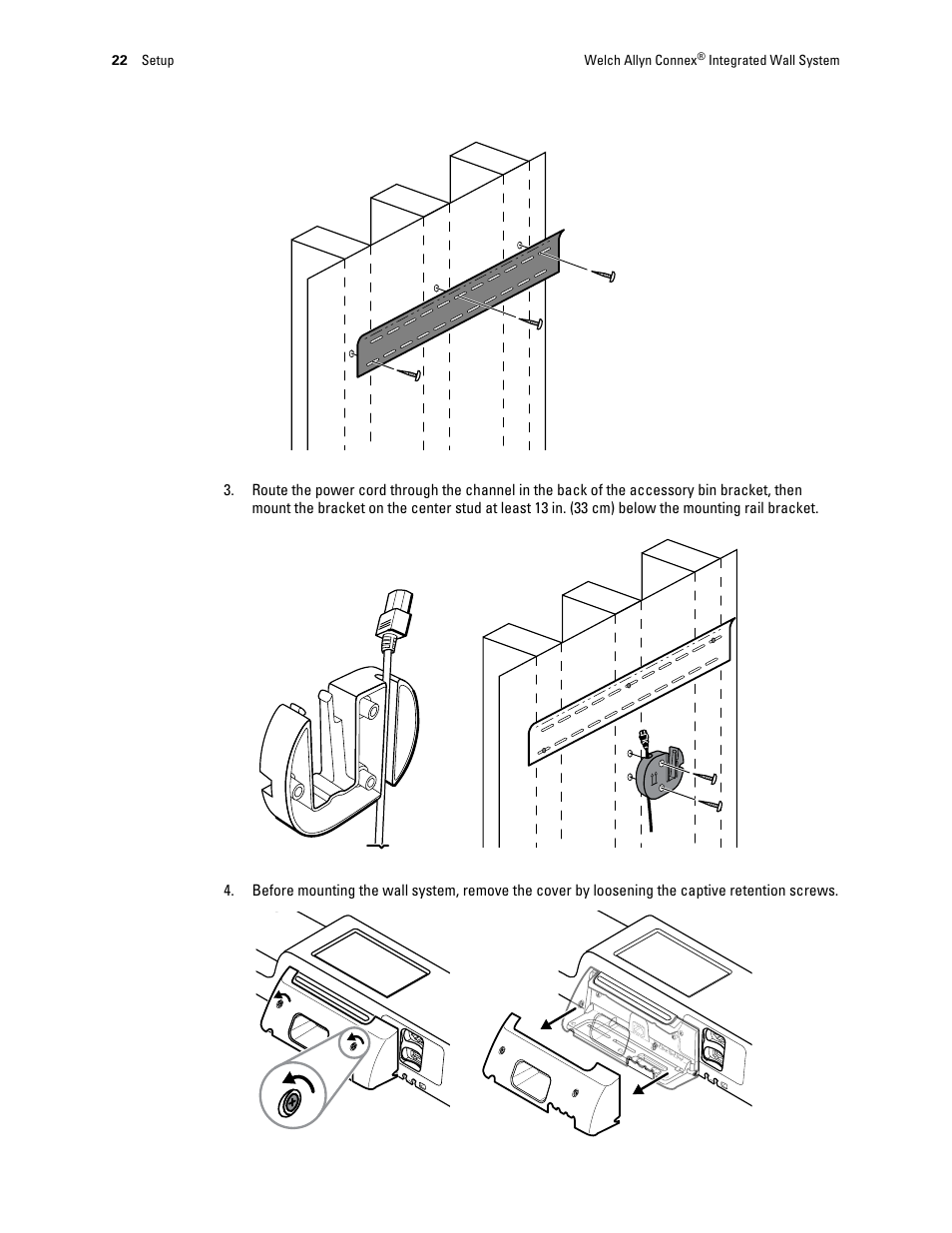 Welch Allyn Connex Integrated Wall System - User Manual User Manual | Page 28 / 161