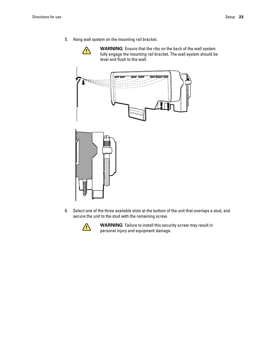 Welch Allyn Connex Integrated Wall System - User Manual User Manual | Page 29 / 161