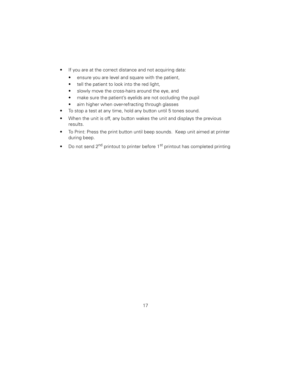 Welch Allyn SureSight Autorefractor - User Manual User Manual | Page 21 / 36