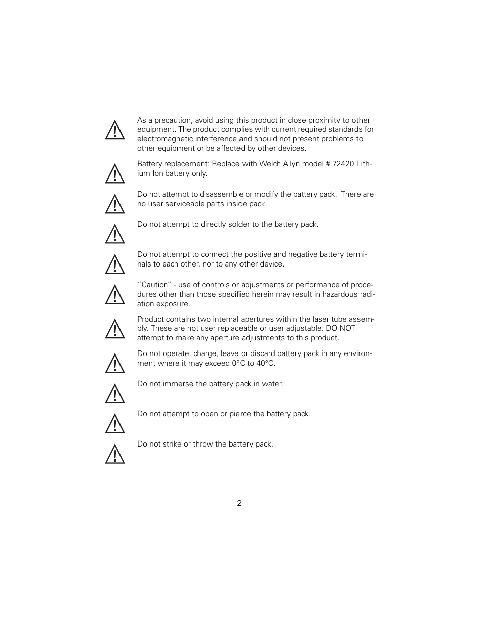 Welch Allyn SureSight Autorefractor - User Manual User Manual | Page 6 / 36