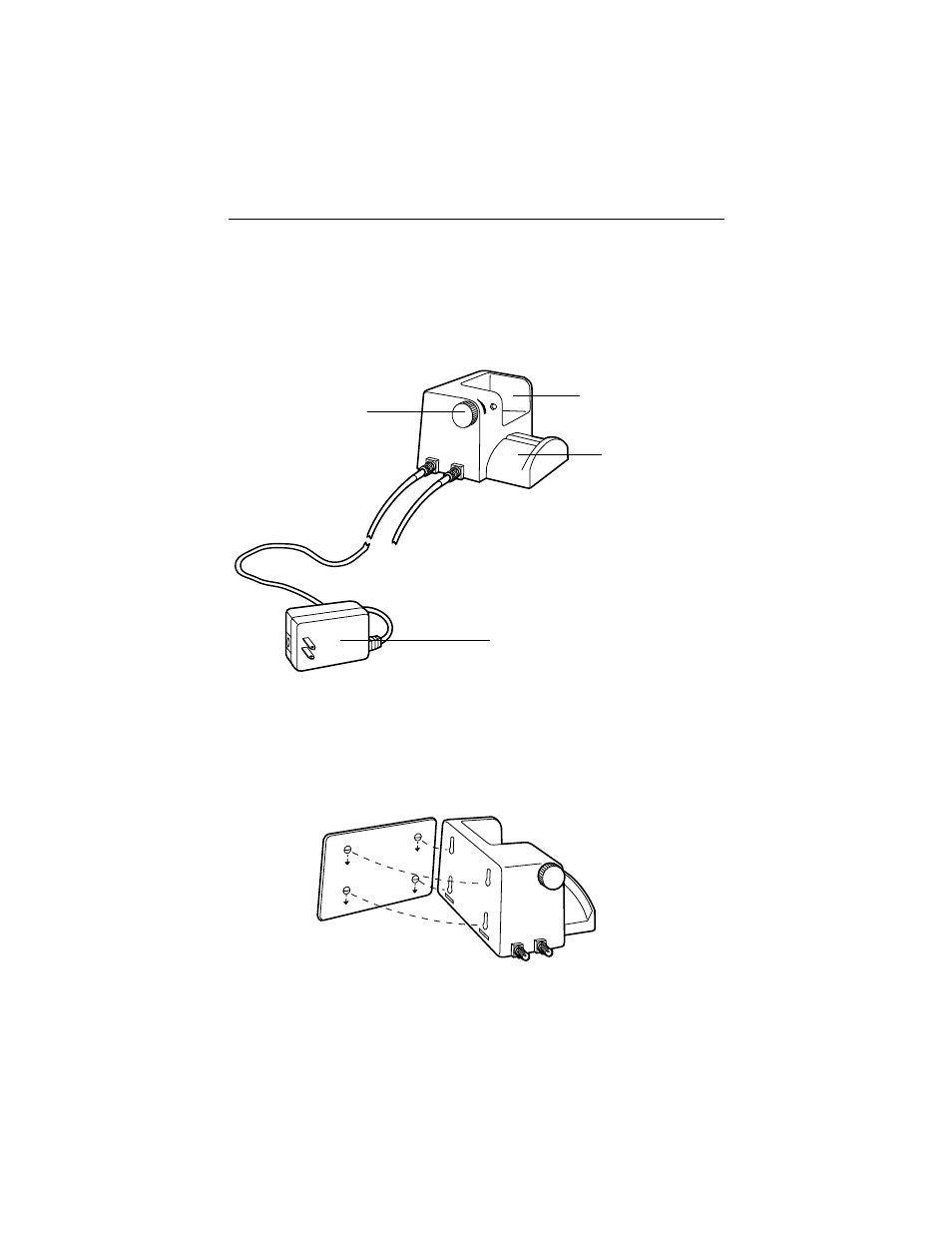 Wall/desk power source, Features, Wall mounting | Welch Allyn 12500 Binocular Indirect Ophthalmoscope Power Source - User Manual User Manual | Page 3 / 12