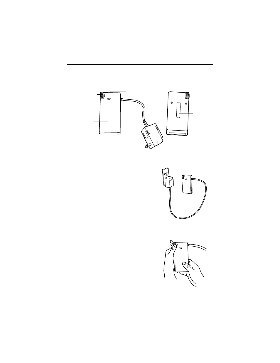 Portable power source, Features, Operation | Welch Allyn 12500 Binocular Indirect Ophthalmoscope Power Source - User Manual User Manual | Page 6 / 12