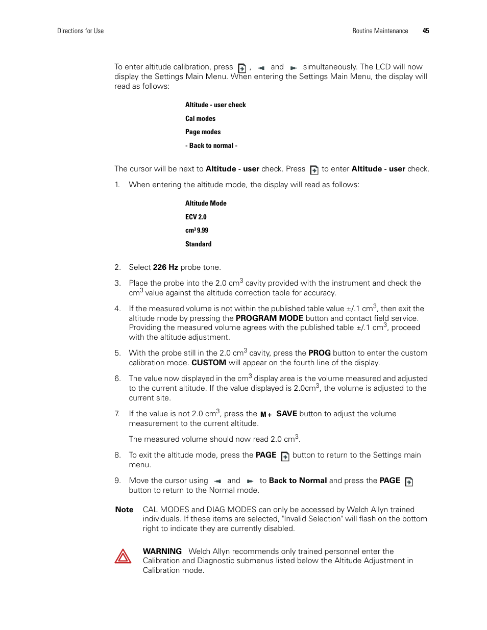 Welch Allyn TM286 Auto Tymp - User Manual User Manual | Page 49 / 72