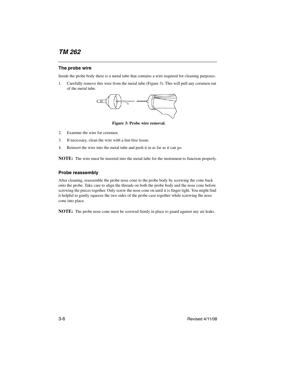 Tm 262 | Welch Allyn TM 262 Auto Tymp - User Manual User Manual | Page 40 / 92