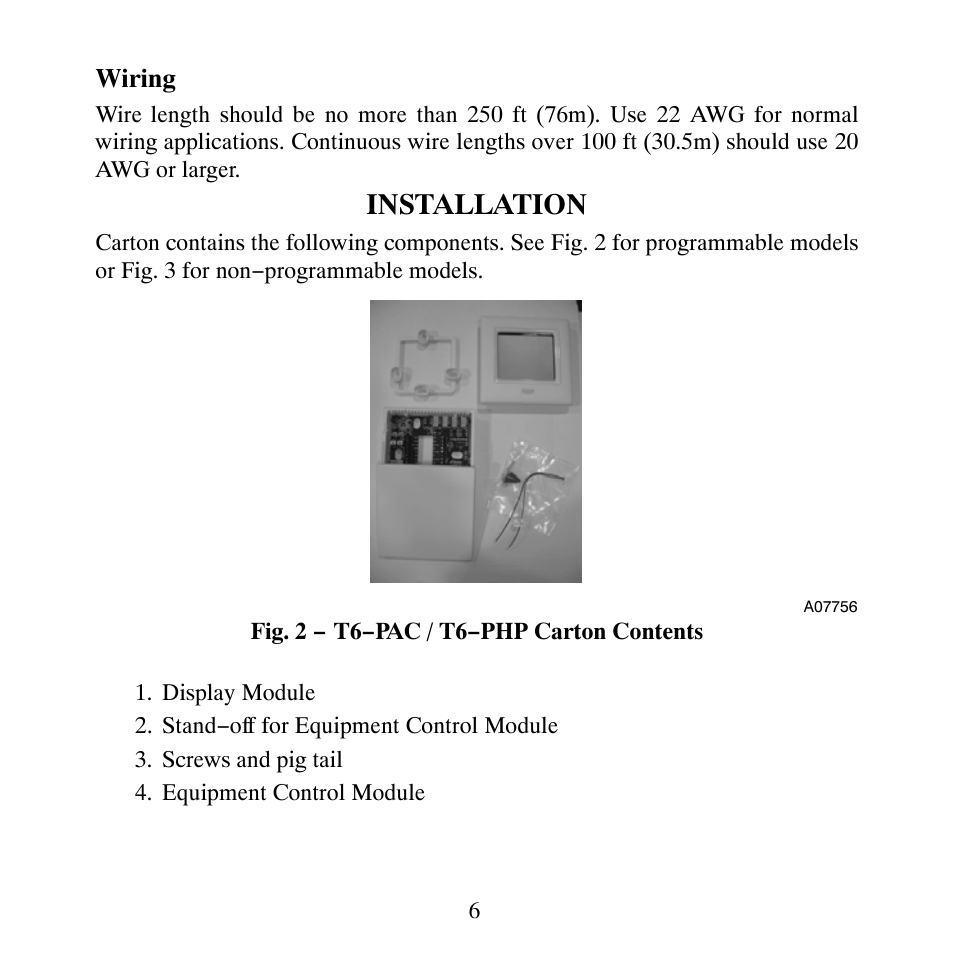 Installation | Bryant T6-NHP User Manual | Page 8 / 64