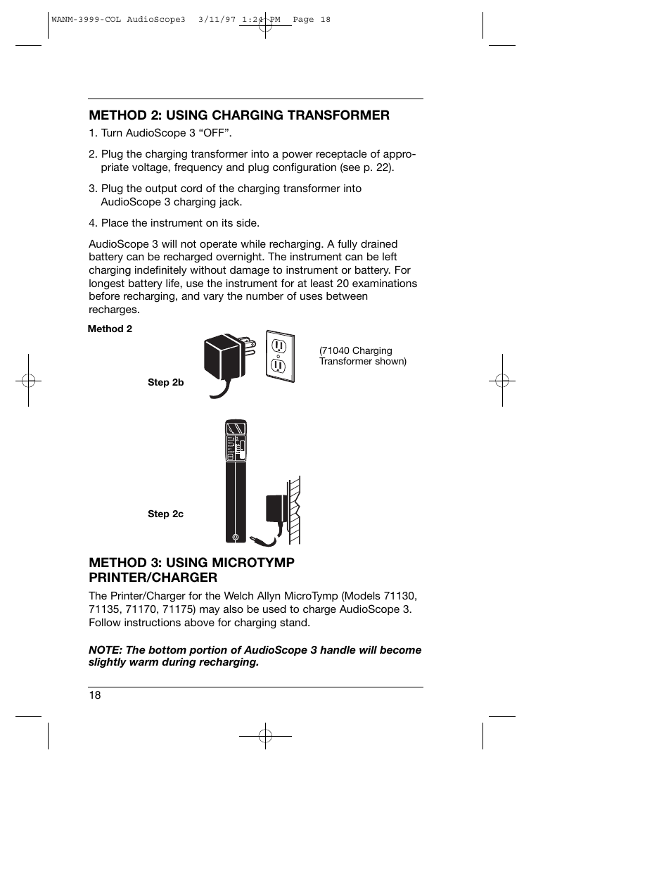 Welch Allyn Audioscope 3 Portable Screening Audiometer - User Manual User Manual | Page 20 / 32