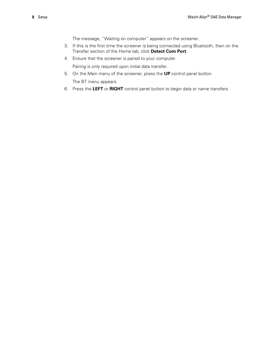 Welch Allyn OAE Data Manager - User Manual User Manual | Page 12 / 39