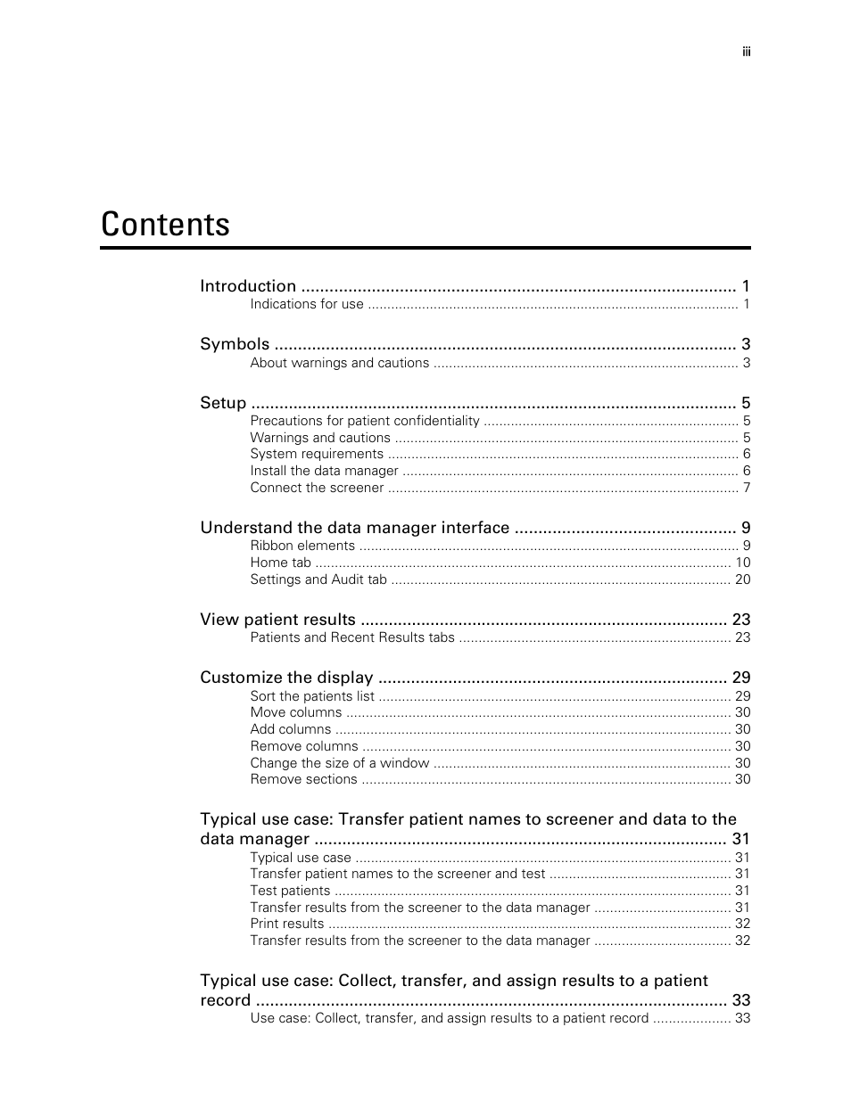 Welch Allyn OAE Data Manager - User Manual User Manual | Page 3 / 39