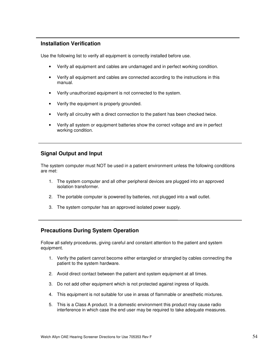 Welch Allyn OAE Hearing Screener - User Manual User Manual | Page 55 / 56