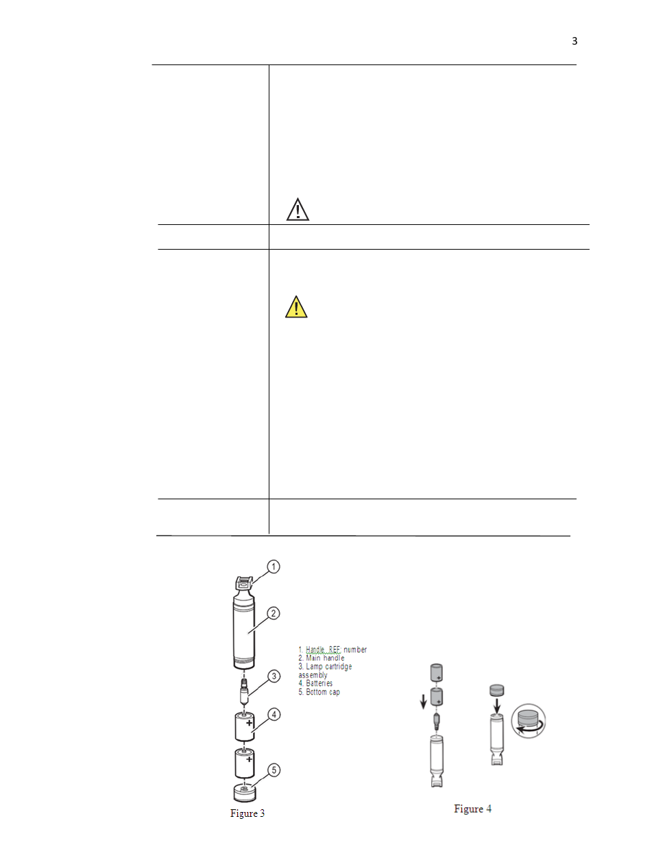 Welch Allyn Fiber optic laryngoscope handles - User Manual User Manual | Page 3 / 7
