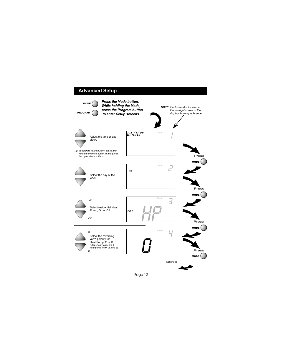 I2:00 | Bryant TSTATBBPS701 User Manual | Page 13 / 25