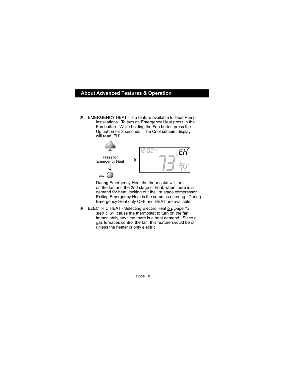 74 eh | Bryant TSTATBBPS701 User Manual | Page 19 / 25