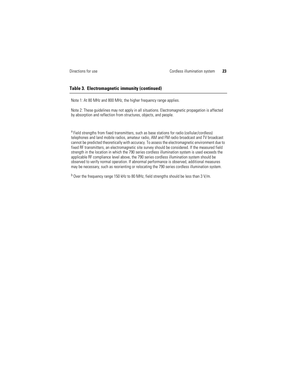 Welch Allyn KleenSpec 790 Series Cordless Illumination System - User Manual User Manual | Page 27 / 32