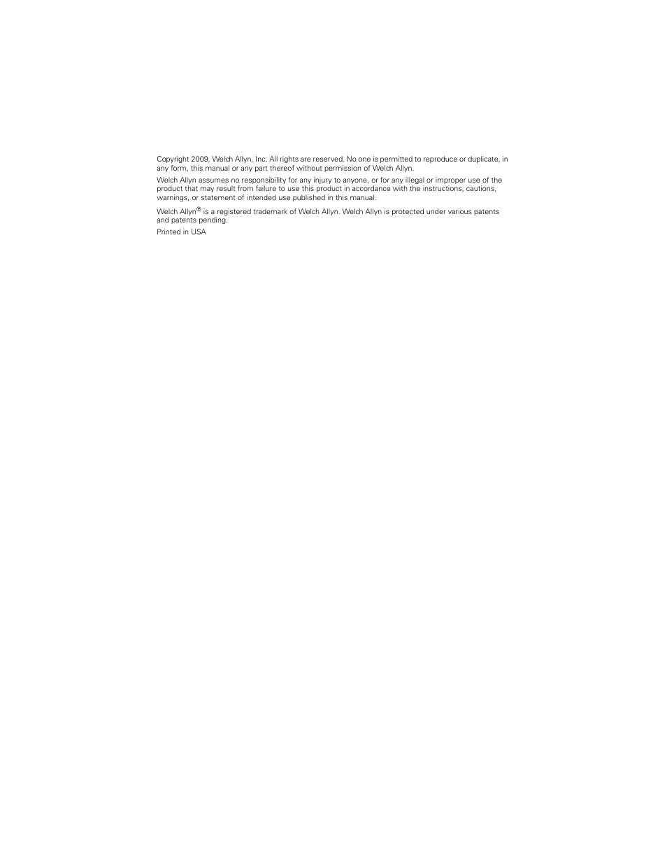 Welch Allyn 6V Power Supply, Rectal Light Handle - User Manual User Manual | Page 2 / 240