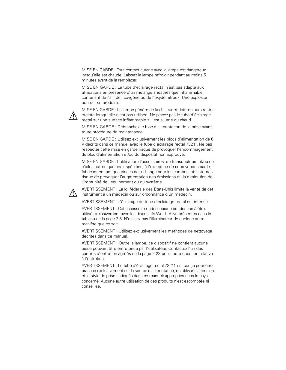 Welch Allyn 6V Power Supply, Rectal Light Handle - User Manual User Manual | Page 28 / 240