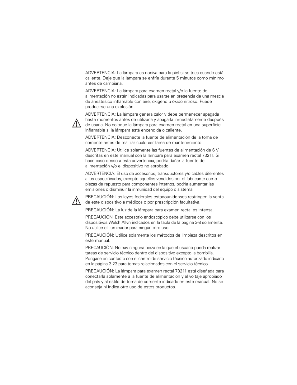 Welch Allyn 6V Power Supply, Rectal Light Handle - User Manual User Manual | Page 53 / 240