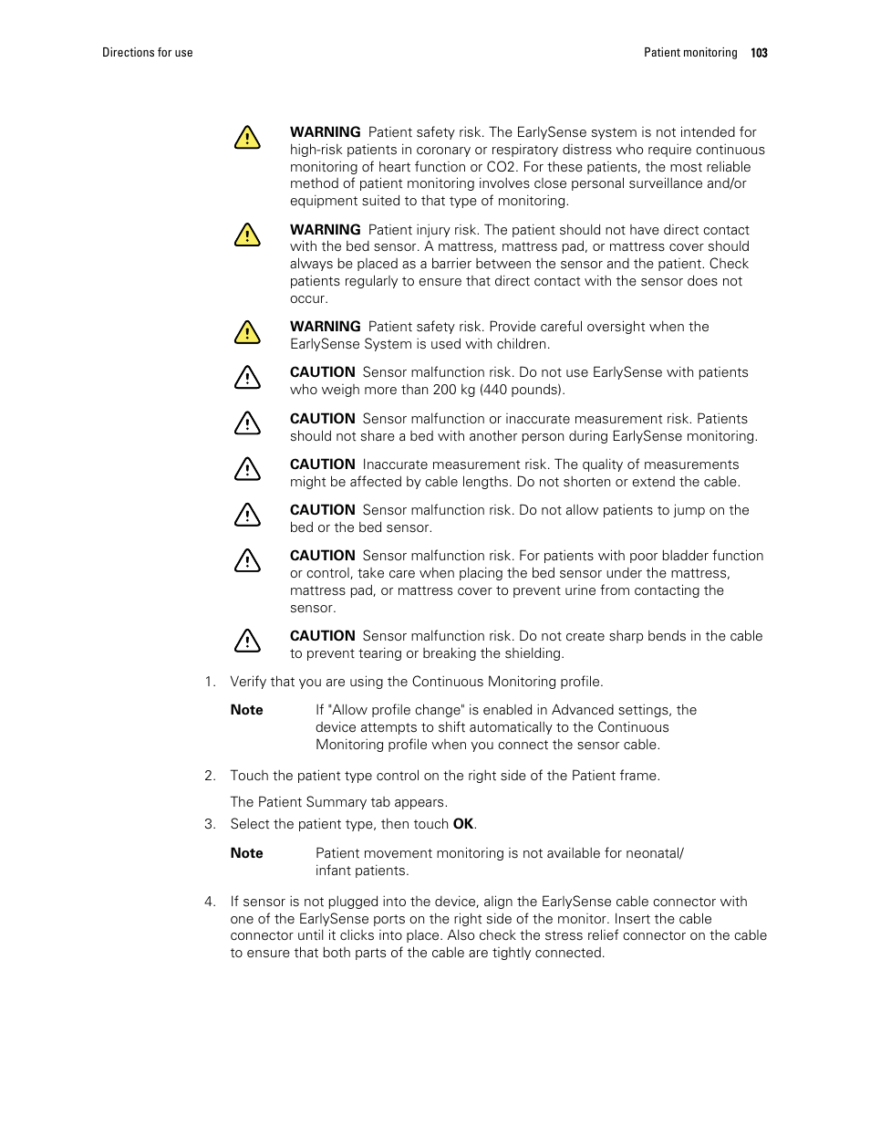 Welch Allyn 6000 Series Connex Vital Signs Monitor - User Manual User Manual | Page 109 / 245