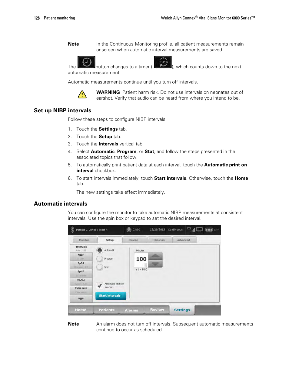 Welch Allyn 6000 Series Connex Vital Signs Monitor - User Manual User Manual | Page 134 / 245