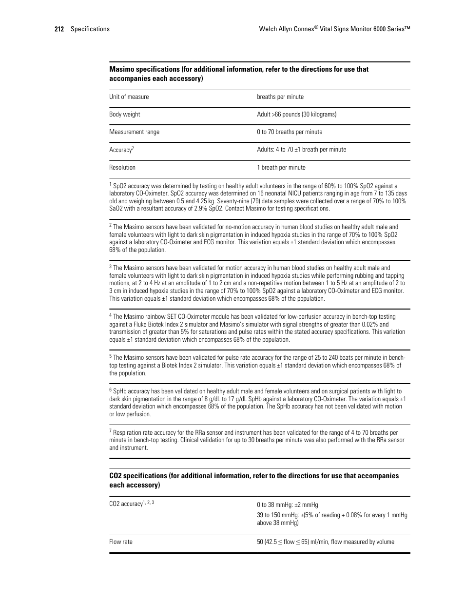 Welch Allyn 6000 Series Connex Vital Signs Monitor - User Manual User Manual | Page 218 / 245