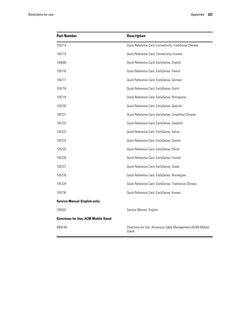 Welch Allyn 6000 Series Connex Vital Signs Monitor - User Manual User Manual | Page 243 / 245
