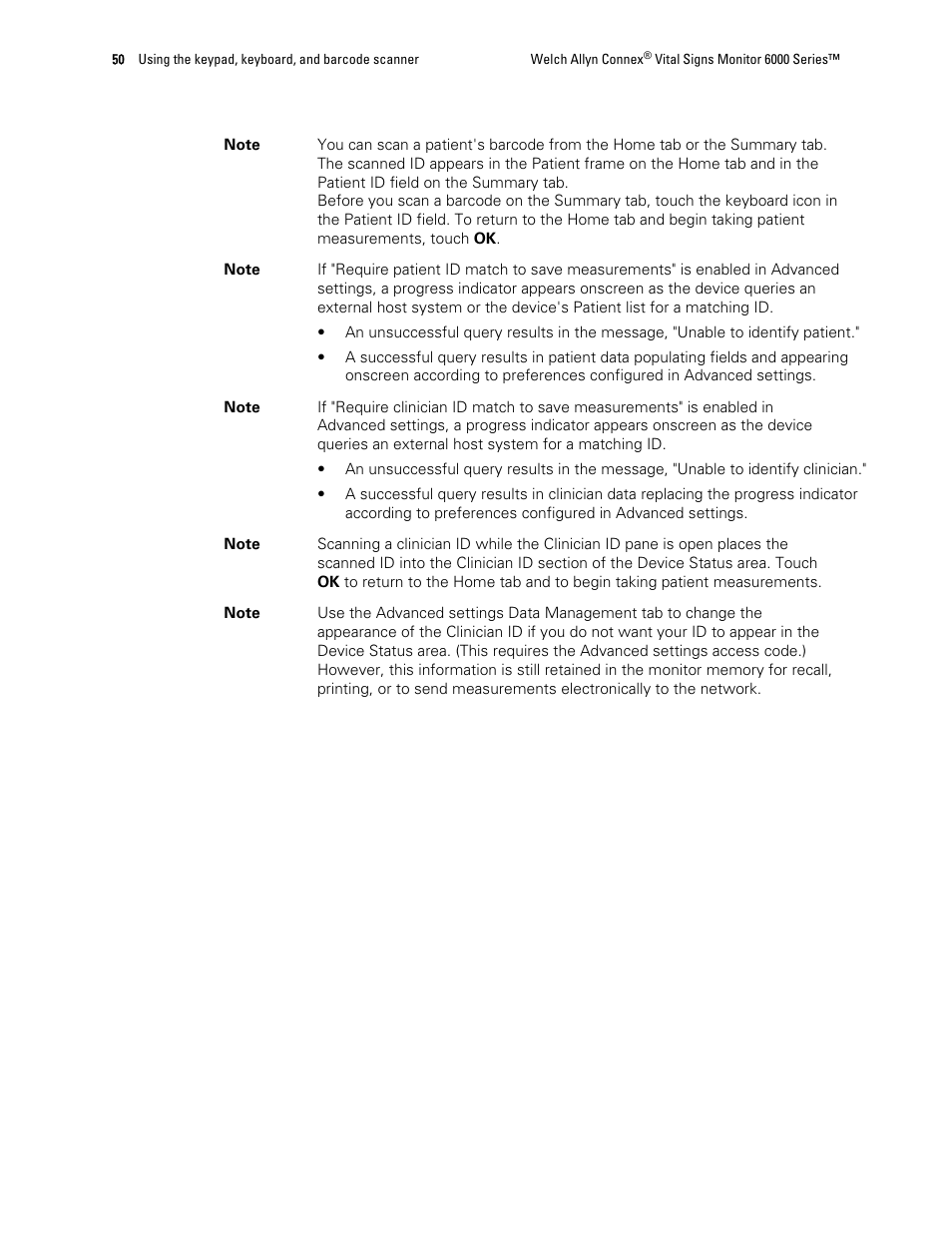 Welch Allyn 6000 Series Connex Vital Signs Monitor - User Manual User Manual | Page 56 / 245