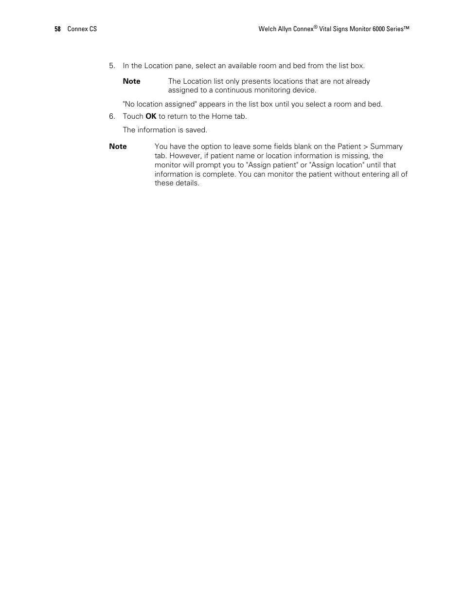 Welch Allyn 6000 Series Connex Vital Signs Monitor - User Manual User Manual | Page 64 / 245