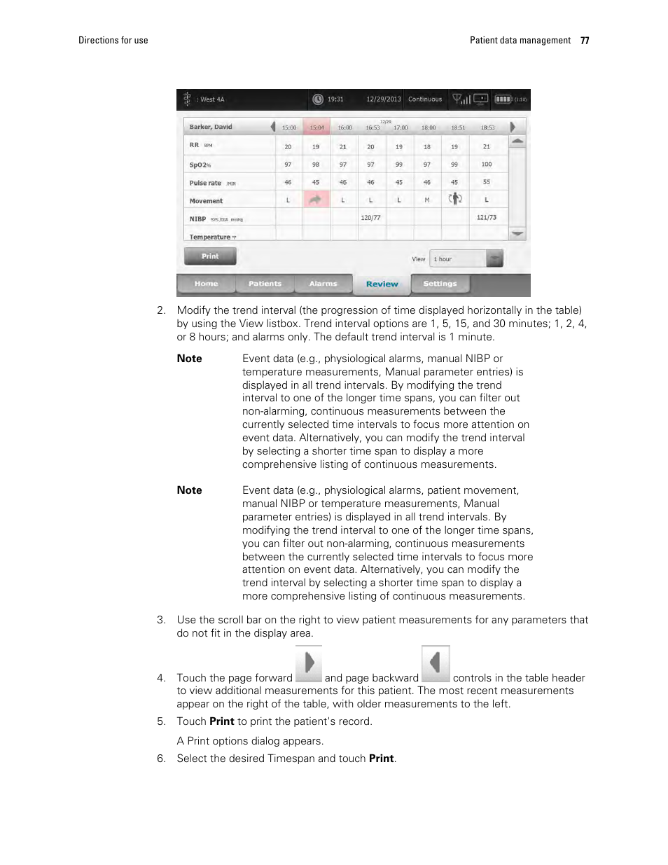 Welch Allyn 6000 Series Connex Vital Signs Monitor - User Manual User Manual | Page 83 / 245