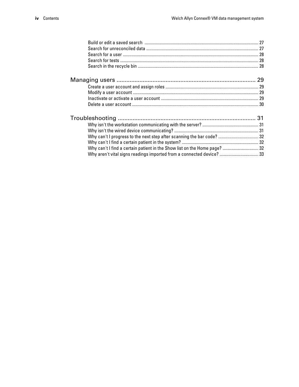 Welch Allyn Connex VM data management system - User Manual User Manual | Page 4 / 38