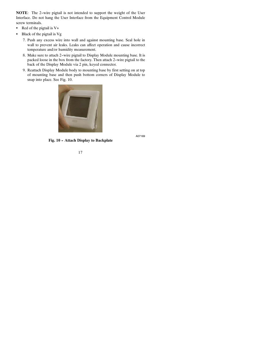 Bryant Thermidistat T6-PRH-A User Manual | Page 17 / 84