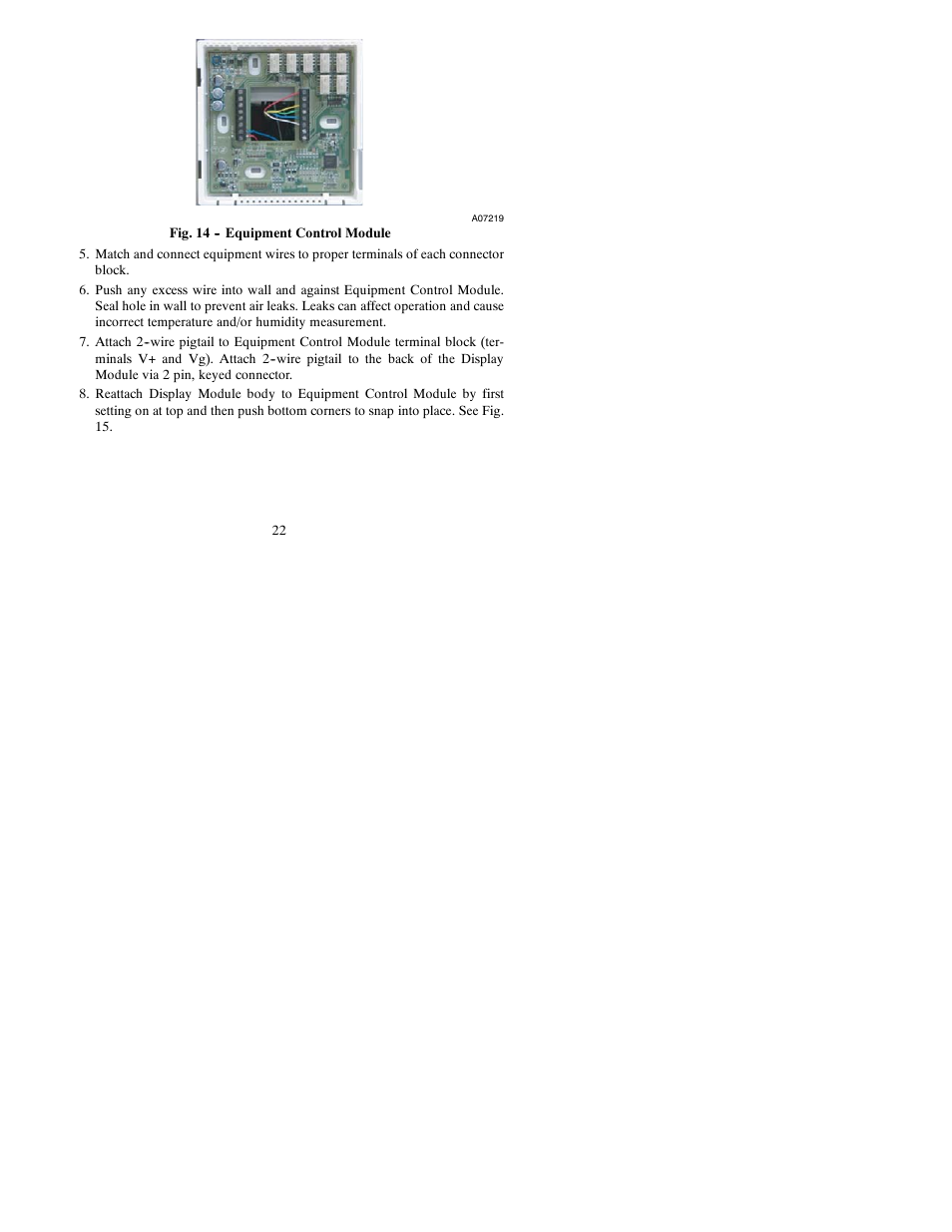 Bryant Thermidistat T6-PRH-A User Manual | Page 22 / 84