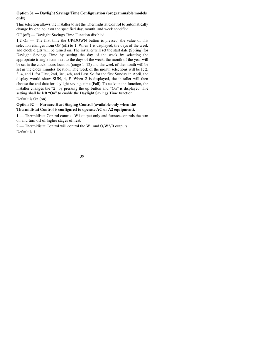 Bryant Thermidistat T6-PRH-A User Manual | Page 39 / 84