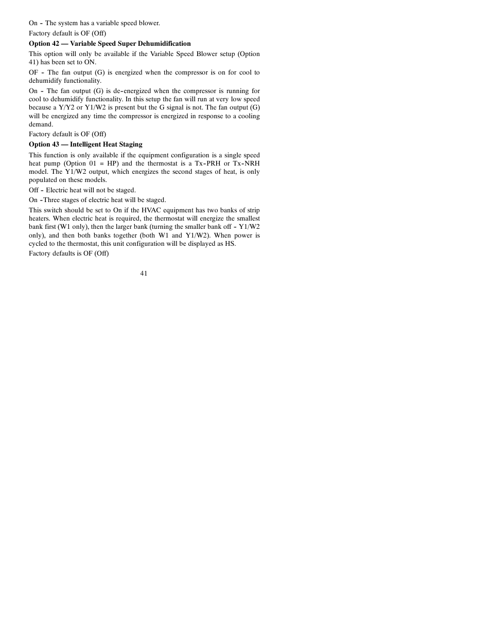 Bryant Thermidistat T6-PRH-A User Manual | Page 41 / 84